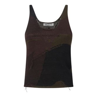Our Legacy Sleeveless Tops, female, Brown, Size: S Solo Tank