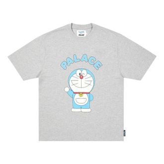Palace x Doraemon T-Shirt Grey Marl P29TS024