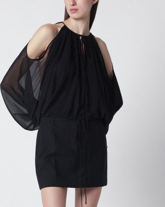 Andamane Black Off Shoulder Blouse