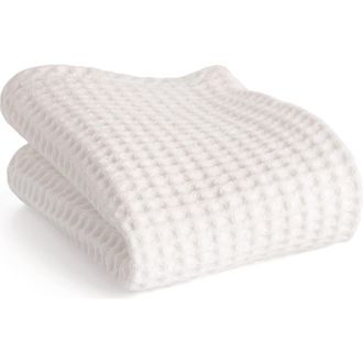 M&uuml;hle Waffle Pique Shaving Towels, 2-Pack in White at Nordstrom