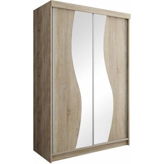 Mirjan24 Mobilier1 - Armario Dover 110, Roble Sonoma, 200x150x62cm, Puertas De Armario: Correderas, N&uacute;mero De Estantes: 0