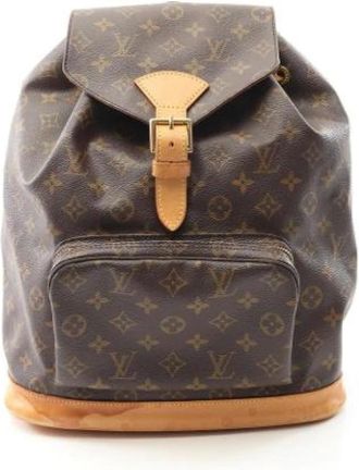 Louis Vuitton Pre-owned Backpacks, female, Brown, Size: ONE SIZE Pre-owned Canvas louis-vuitton-bags