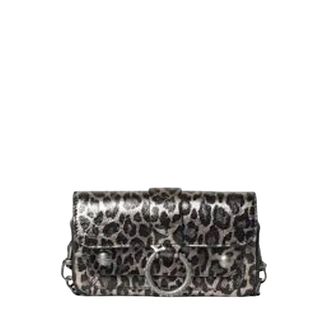 Zadig&Voltaire Shoulder Bags, female, Gray, Size: ONE SIZE Kate Wallet Metal Leo