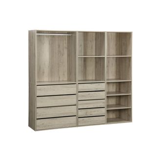 Sweeek Vestidor m&oacute;dulo de 3 elementos, natural