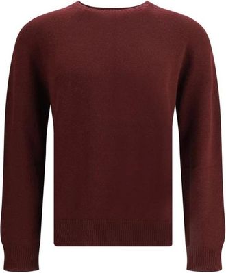 Jil Sander Truien & Vesten, Heren, Rood, M, Wol, Luxe Wollen Trui