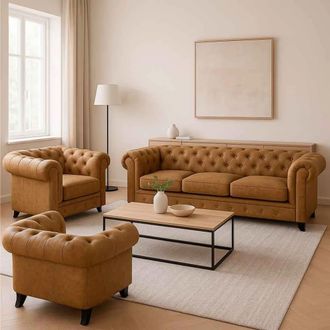 Wanderlust Deco Sill&oacute;n de tela 110 x 81 x 77h cm