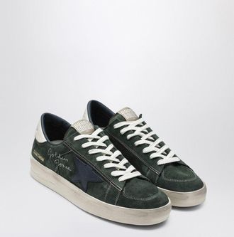Golden Goose Green And Blue Stardan Sneaker