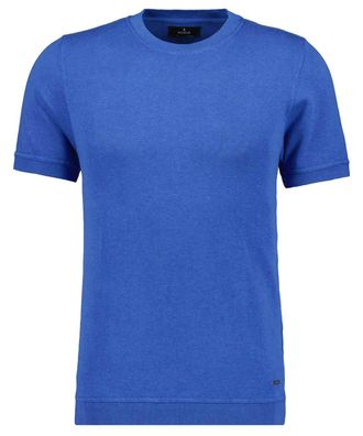 Ragman Rundhalspullover RAGMAN, Herren, Gr. 52, blau (royal blau, 736), 100% Baumwolle, ohne Ausschnitt, Pullover Rundhalspullover