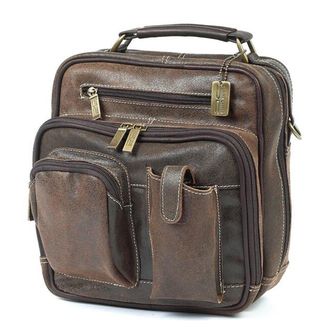 Claire Chase 608729126300 Jumbo Backpack, Distressed Brown