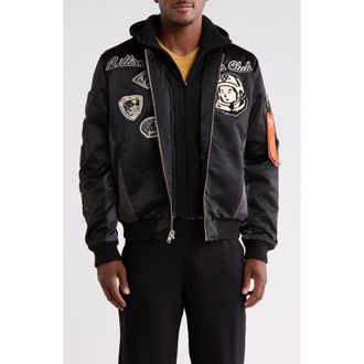Billionaire Boys Club Space Suit Bomber Jacket in Black at Nordstrom Rack, Size Xx-Large