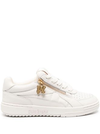 Palm Angels University leren sneakers - Wit