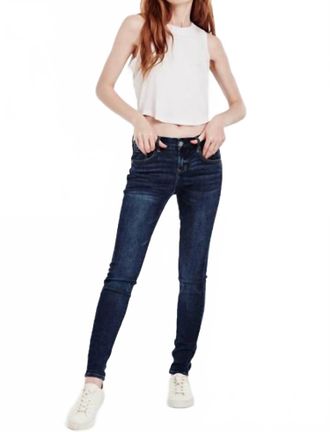 Dear John Denim Joyrich Mid Rise Skinny Full Jeans In Mullholand Wash