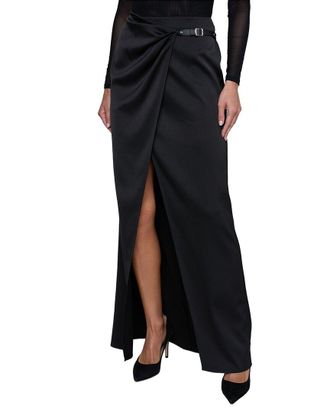 L'agence Emmarie Buckle Wrap Skirt