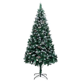 vidaXL &Aacute;rbol De Navidad Artificial Con Pi&ntilde;as Y Nieve Blanca 240 Cm Vidaxl