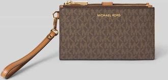 Michael Kors Portemonnaie mit Label-Detail in Mittelbraun, Größe 1