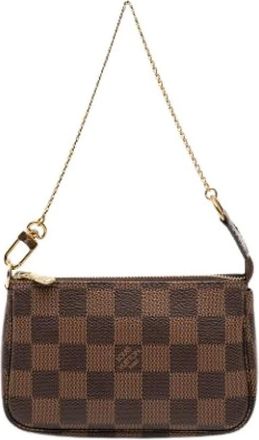 Louis Vuitton Pre-owned Mini Bags, female, Brown, Size: ONE SIZE Pre-owned Mini Pochette Accessoires