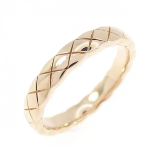 Chanel Pink Gold (18K) Band Ring (Pre-Owned)