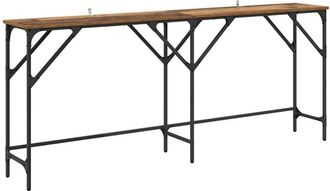 vidaXL Mesa Consola Madera envejecida 180 x 30 x 75 cm vidaXL