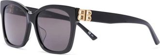 Balenciaga Square Zonnebrillen - Dames - Zonnebrillen - Zwart - 57 MM - Accessoires