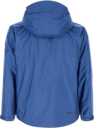 Moncler Mens Jacket Down Blue Base Polyamide