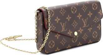 Louis Vuitton Borsa a tracolla Felicie Pochette con monogramma - Marrone