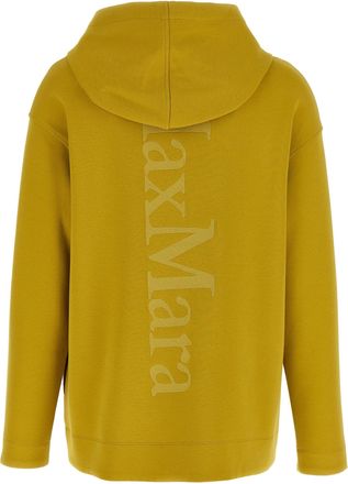 Max Mara Womens Bicolor Cotton Hoodie Clothing
