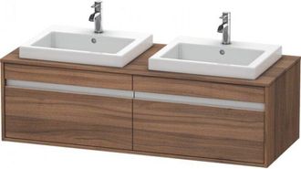 Duravit Ketho Mueble De Pared 6797, 2 Extra&iacute;bles, 1400mm, Para 2 - Duravit
