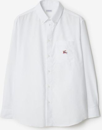 Burberry Relaxed Fit EKD Cotton Oxford Shirt