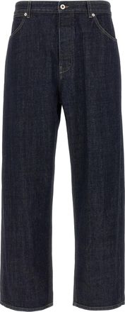 Jil Sander Mens Jean Cotton Diagonal