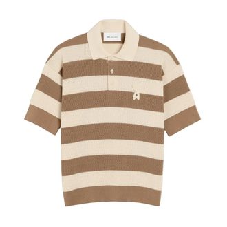 Ami Polo Shirts, male, Multicolor, Size: XL Short-sleeved Polo Shirt ADC