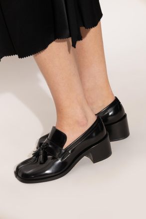 Maison Margiela Heeled Shoes With tabi Cutout, Womens, Black