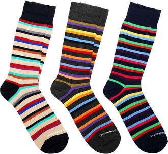 Unsimply Stitched Assorted 3-Pack of Crew Socks in Blue Multi at Nordstrom Rack
