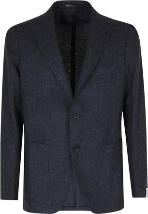 Tagliatore Heren, Jassen, Blauw, Maat: XL Wol