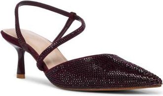 Dune London Competitive Slingback Pointed Toe Pump in Burgundy at Nordstrom, Size 9.5Us