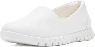 Ecco Gruuv Lite Espadrille Slip-On Sneakers Womens Shoes White/Shadow White : EU 42 (US Womens 11-11.5) M, Leather
