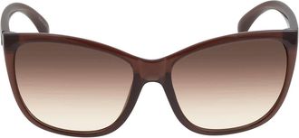 Calvin Klein Brown Gradient Square Ladies Sunglasses CK19565S 210 60