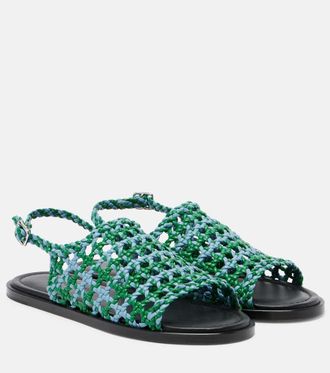 J.W.Anderson Net fishnet sandals
