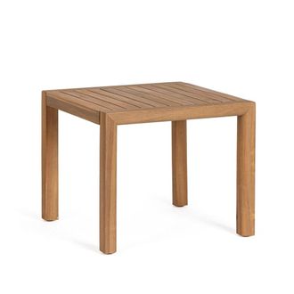 Konte Design Mesita cuadrada de madera de acacia