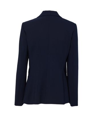 Pennyblack Double-Breasted Polyester Blazer - Navy