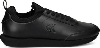 Calvin Klein Sneakers met logo-reliëf - Zwart
