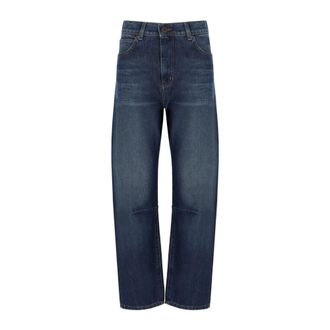 Max Mara Jeans, Dames, Blauw, S, Katoen, Caduca Jeans
