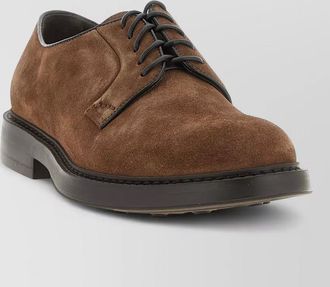 Doucal's suede derby shoes