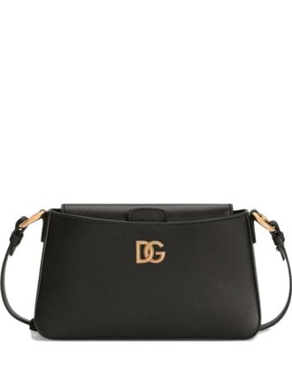 Dolce & Gabbana Black Logo Crossbody Bag