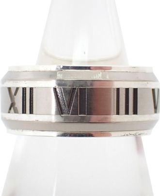 Tiffany & Co. Sterling Silver 925 Titanium Band Ring (Pre-Owned)