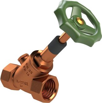 Kemper Kemper Eco V&aacute;lvula De Corte De Asiento Inclinado, Con Tap&oacute;n De Vaciado, H, Figura 171 02, Dn 25, 1710202500