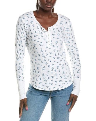 Michael Stars Regan Printed Henley