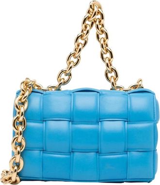 Bottega Veneta Pre-owned Padded Chain Cassette - - Pre-owned - Donna - Blu - ONE SIZE
