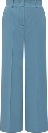 Max Mara Broeken, Dames, Blauw, L, High Waist Broeken