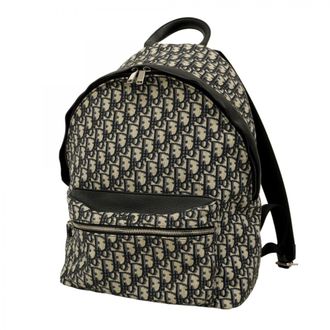 Dior Navy Canvas Backpack (Pre-Owned)