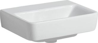 Keramag Geberit Renova Plan, Lavabo Con Enjuague Manual, 45x34 Cm, Sin